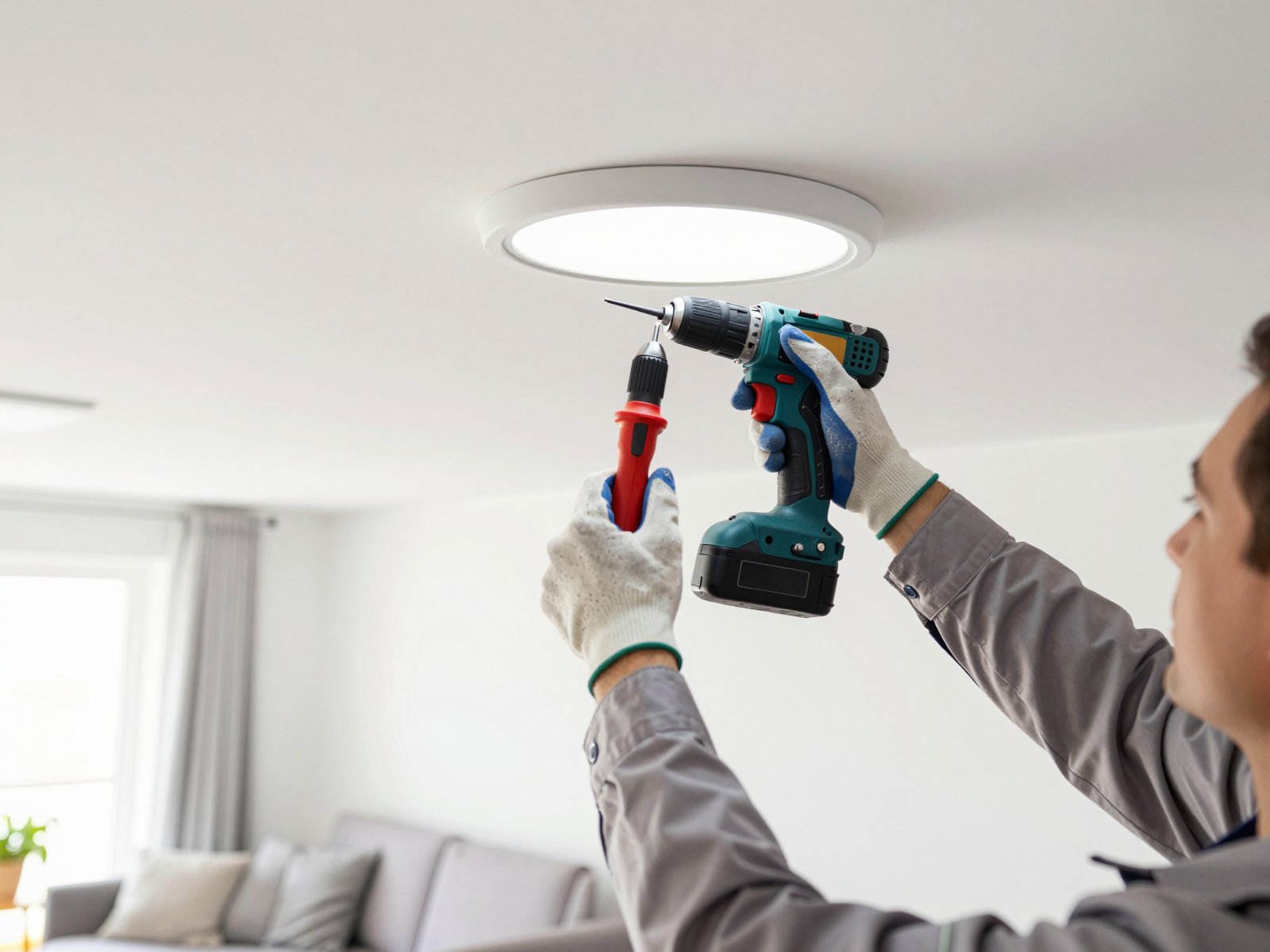 Professional electrical installation work